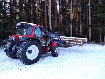 Das schönste Hobby: mit dem Lintrac 80 in den Wald...