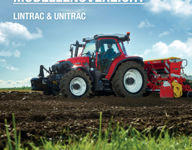 LINDNER MODELLÜBERSICHT LINTRAC Traktoren & UNITRAC Prospekt von 02/2021 5155 