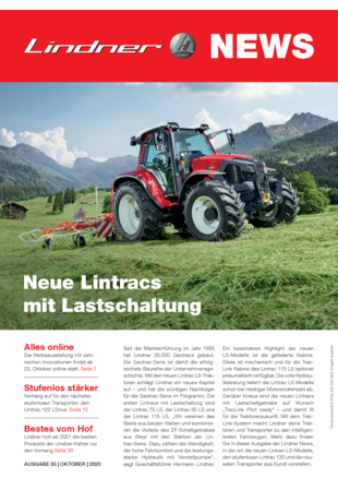 Lindner News Oktober 2020