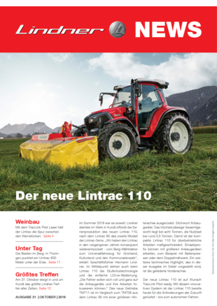 Lindner News Oktober 2018