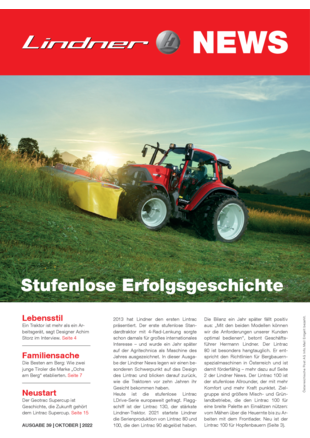 Lindner News Oktober 2022