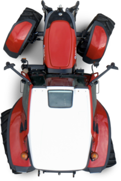 Die mitlenkende Hinterachse ermöglicht bisher unerreichte Wendigkeit.