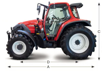 Dimensionen Lintrac 95 LS Alpin Dimensionen Lintrac 95 LS Alpin