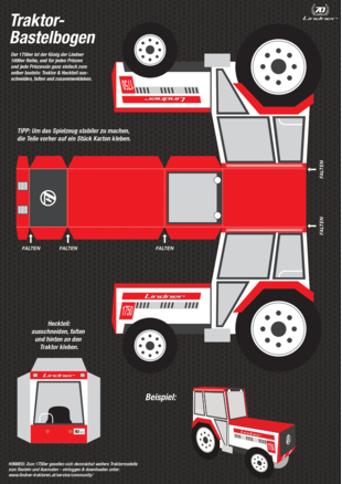 Bastel- und Malvorlagen für Kinder | Lindner Traktoren | Lindner Traktoren
