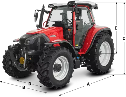 Dimensionen Lintrac 115 LS Dimensionen Lintrac 115 LS