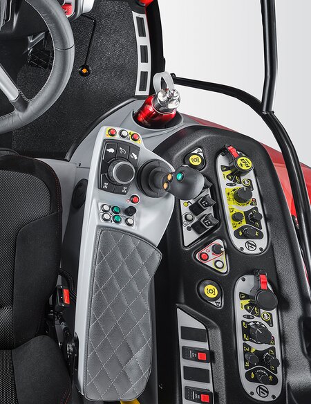 Drei übersichtliche Bedien-Bereiche