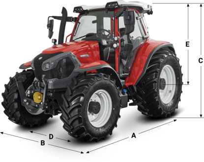 Dimensionen Lintrac 130