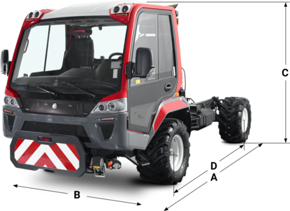 Dimensionen Unitrac 122 LDrive Dimensionen Unitrac 122 LDrive